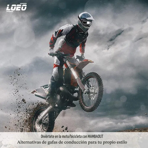 Miniatura 7 de Paquete de 2 gafas para motocicleta, ATV a prueba de polvo, para esquí, carreras, equitación, todoterreno, impermeable, motocross 03. Lente