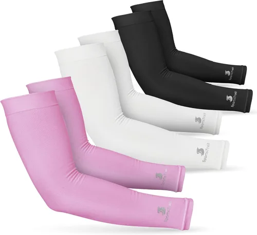 Miniatura 41 de SportsTrail Mangas Refrescantes para Brazos para Hombres y Mujeres – Transpirables, Protección Solar UV, Mangas Deportivas para Brazos para Mujeres