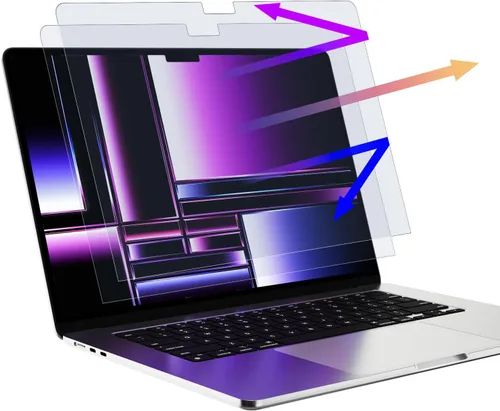 Miniatura 16 de Mamol Paquete de 2 protectores de pantalla anti luz azul para MacBook Air de 13 pulgadas (2018-2021, M1) / Macbook Pro de 13 pulgadas