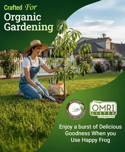 Miniatura 4 de FoxFarm Happy Frog - Fertilizante de cítricos y aguacate, con certificación OMRI, nitrógeno de liberación lenta, calcio y azufre para árboles