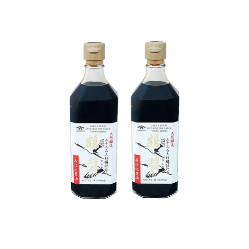 Miniatura 7 de Yamaroku Shoyu Pure Artisan Dark Sweet Japanese Premium Gourmet Barril añejado 4 Años, Salsa de soya Tsuru Bisiho, 18 onzas (532 ml) paquete de 1