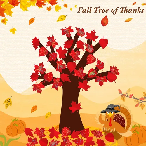Miniatura 5 de BBTO 50 hojas de otoño coloridas hojas de rascar con cintas y lápiz capacitivo de madera para fiesta de cosecha de Acción de Gracias (rojo)