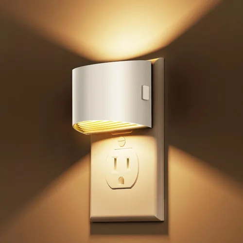 Miniatura 8 de L LOHAS LED - Luces nocturnas enchufables en la pared con 3CCT ajustable (1600K/3000K/5000K), luz nocturna de 1W enchufable en la pared, sensor