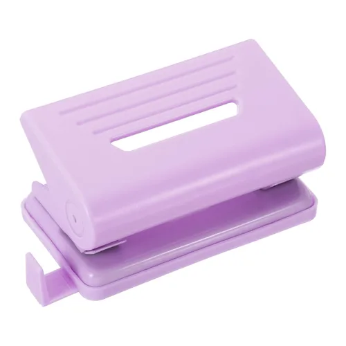 Miniatura 7 de PATIKIL Perforadora de papel de 2 agujeros de 1/4 de pulgada, perforadora de agujero de metal, capacidad de perforación de 8 hojas, perforadora