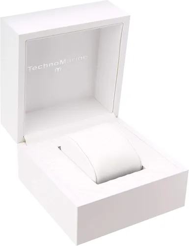 Miniatura 3 de Technomarine TM-115001 - Reloj analógico de cuarzo japonés para mujer Blanco Reloj de buceo