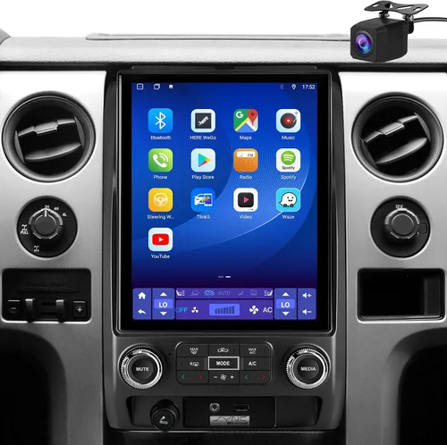 Miniatura 10 de Android [4GB+64GB] Radio de coche estéreo TS18 para Ford F150 2009-2012 con cámara de visión trasera