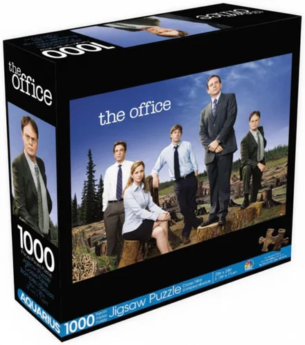 Miniatura 3 de Aquarius The Office Puzzle (rompecabezas de 1000 piezas) – Sin deslumbramiento – Ajuste de precisión – Mercancía oficial de oficina y coleccionables