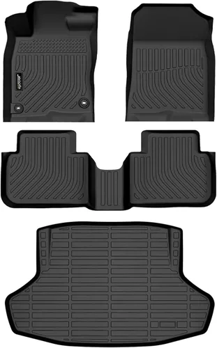 Miniatura 48 de Juego completo de tapetes de auto para todo tipo de clima, revestimiento automotriz para piso y maletero
