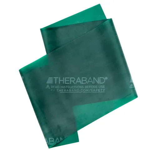 Miniatura 12 de THERABAND Resistance Band Set, Pack of 7 Elastic Bands for Legs, Butt, Arms, & Shoulders, 6 Ft Individual Flat Exercise Bands, Professional Latex