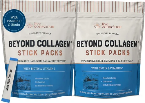Miniatura 18 de Live Conscious Polvo de Péptidos de Colágeno – Polvo de Colágeno Hidrolizado de Origen Natural – Apoyo para el Cabello, la Piel, las Uñas