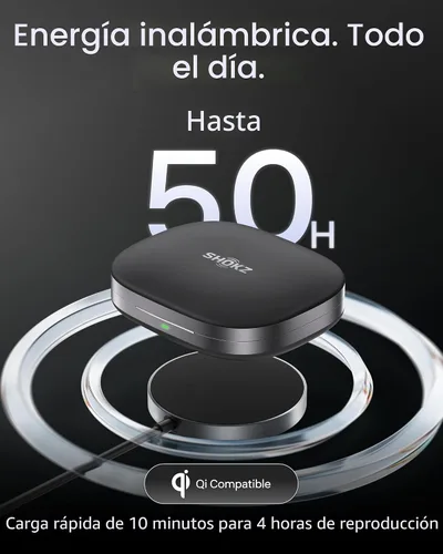 Miniatura 8 de SHOKZ OpenFit Pro - Auriculares inalámbricos de oreja abierta con reducción de ruido de oído abierto, optimizados para Dolby Atmos, graves
