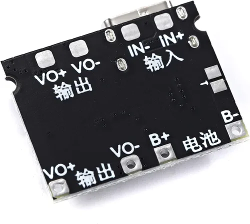 Miniatura 5 de Teyleten Robot 18650 Li-ion 3.7V 4.2V Cargador de batería DC-DC Step Up Boost Module TP4056 DIY Kit Piezas Tipo-C 10pcs