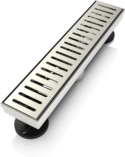 Miniatura 12 de WEBANG - Drenaje lineal de 12 pulgadas para ducha rectangular con accesorios, cubierta de patrón cápsula, rejilla extraíble, acero inoxidable SUS304