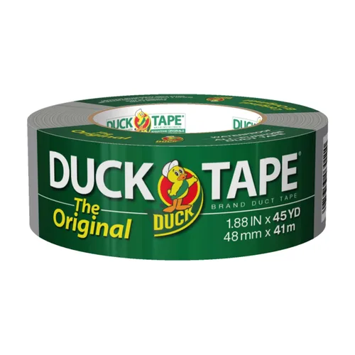 Miniatura 15 de La marca original de cinta adhesiva Duck Tape, paquete de 12 unidades de 1.88 pulgadas x 45 yardas, 540 yardas en total, plateada (284358)