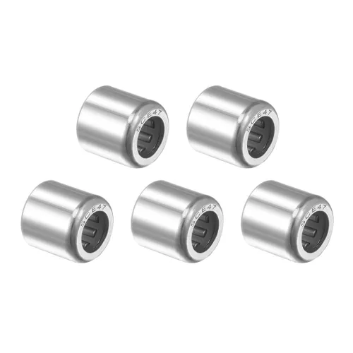 Miniatura 14 de uxcell SCE68 Rodamientos de agujas 3/8-pulgadas de diámetro 9/16-pulgadas de diámetro exterior 1/2-pulgada de ancho Acero cromado Extremo abierto 5