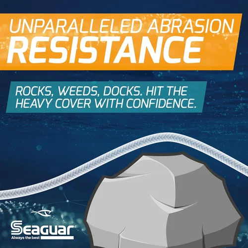 Miniatura 5 de Seaguar Smackdown - Línea de pesca trenzada de baja visibilidad, color gris sigilo, varios tamaños