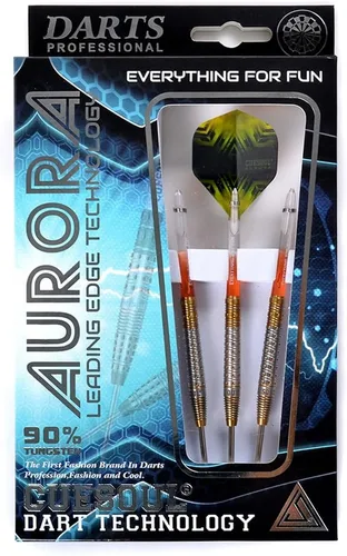 Miniatura 6 de CUESOUL Aurora 90% Profesional 0.74 oz/0.81 oz/0.88 oz Punta de Acero Tungsteno Dardo-Revestimiento de Nitruro de Titanio