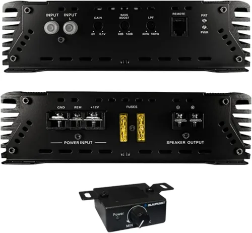 Miniatura 3 de Blaupunkt AMP1500M Amplificador de Audio para Coche de 1500 Vatios Monoblock de Alta Gama + Control Remoto