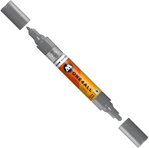 Miniatura 27 de Molotow ONE4ALL - Marcador acrílico de doble bomba, puntas de 0.059 in y 0.157 in, luz Amazonas, 1 cada uno (227.423)