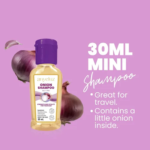 Miniatura 6 de ANYELUZ Kit Duo - Champú de cebolla + tamaño mini de viaje, cuidado e hidratación del cabello, control de aceite y limpieza profunda, fórmula