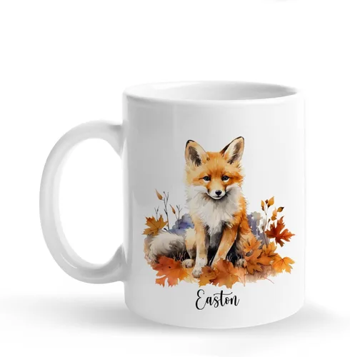 Miniatura 13 de Taza de café personalizada con loro en un bosque tropical, tazas personalizadas de animales, taza con nombre personalizado para cumpleaños