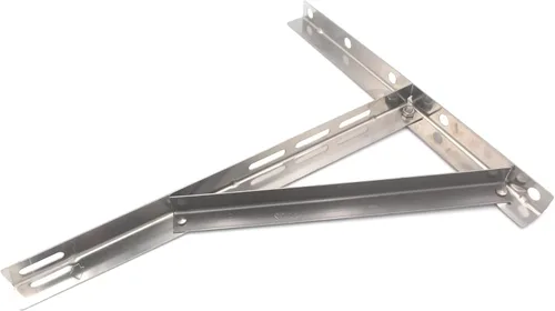 Miniatura 7 de Soporte de montaje en pared para condensador de 9000-24000 BTU, soportes de aire acondicionado de acero inoxidable resistente a la oxidación
