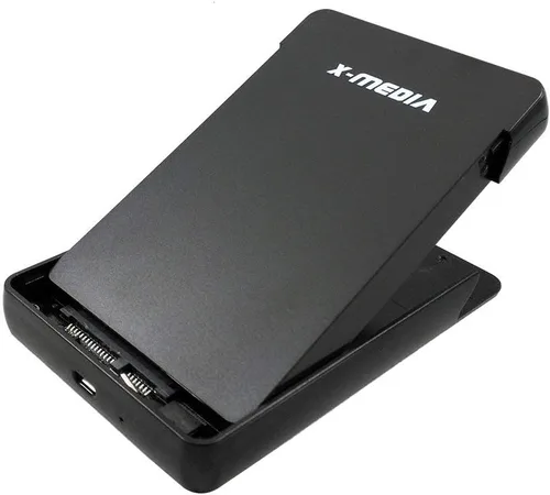 Miniatura 3 de X-MEDIA XM-EN2279 - Unidad de disco duro SATA USB 2.0 sin herramientas de 2.5 pulgadas, carcasa externa para HDD SATA y SSD de 0.276 in / 0.374 in