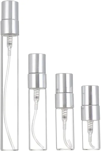 Miniatura 2 de Mini atomizador recargable transparente de 0.2 fl oz, botella de perfume de viaje, botella vacía hidratante para fiesta, herramienta de maquillaje