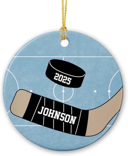 Miniatura 6 de Adornos personalizados de cerámica de fútbol americano, recuerdo de adorno de Navidad de jugador de fútbol americano, regalo para atletas