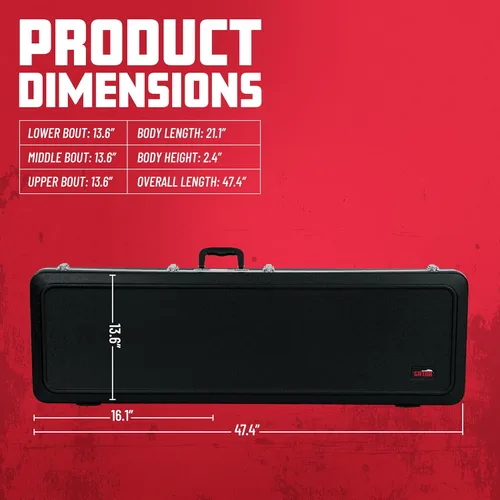 Miniatura 6 de Gator G-PG ACOUSTIC Pro Go Series - Funda para guitarra acústica, Negro, 1