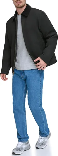 Miniatura 6 de Dockers Chaqueta de mezcla de lana con parte inferior abierta para hombre con babero acolchado
