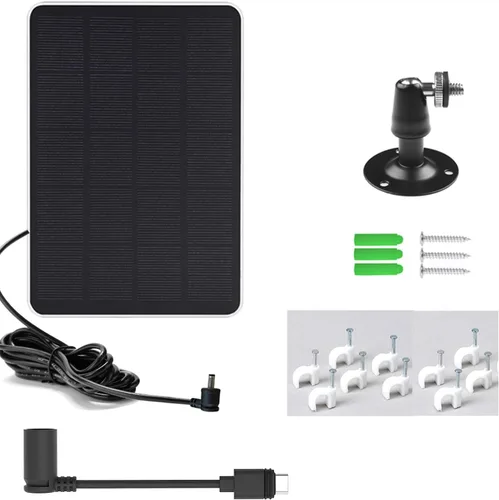 Miniatura 7 de Panel solar compatible con anillo, 6 W para Stick Up Cam, Stick Up Cam Pro, Spotlight Cam Plus, Spotlight Cam Pro - Negro
