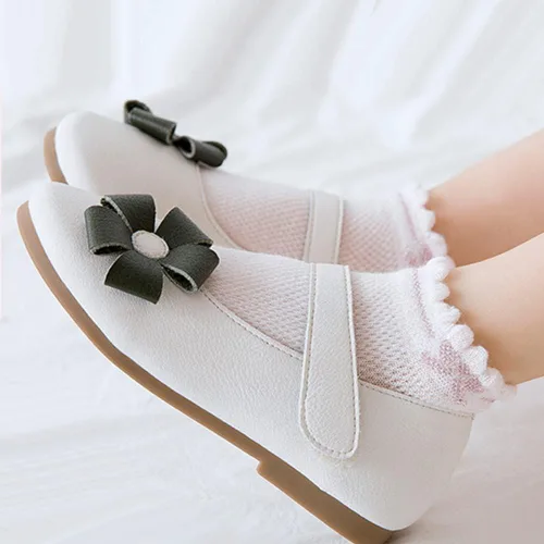 Miniatura 7 de Looching Paquete de 5 calcetines de malla delgados de algodón de corte bajo para niños pequeños, calcetines de tobillo invisibles 1-12T