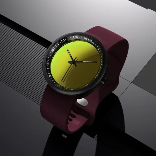 Miniatura 2 de HEYSEN Japanese Quartz Movement Watches for Women-Unisex Fashion Gifts Couples Watches-Avant-Garde INS Style Ultra-Thin Simple and Cool Waterproof