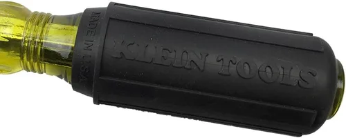 Miniatura 6 de Klein Tools 600-4 desarmador con punto y mango cuadrados, de gran capacidad, 4 pulgadas, llave de 0.25 pulgadas
