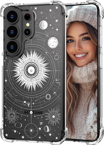 Miniatura 87 de Hungo Funda compatible con Samsung Galaxy S23 con diseño floral y bonito diseño transparente, femenino para mujeres y niñas, con hermoso clavel