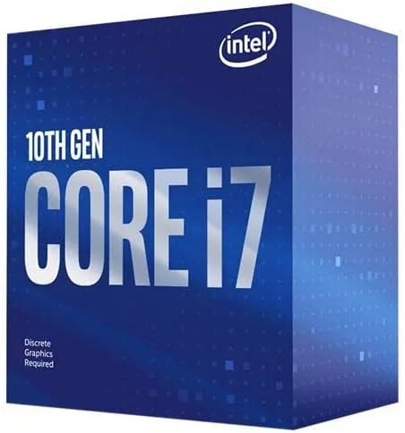 Intel® Procesador de escritorio Core™ i7-10700F 8 núcleos hasta 4.8 GHz sin gráficos de procesador LGA1200 (chipset Intel® serie 400) 65W