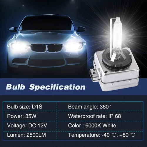 Miniatura 5 de 89035113 Hiolpen HID balasto para faros delanteros con encendedor y bombilla D1S para Cadillac CTS SRX, para Volvo S60 S80 V70 XC70 XC90 para Audi