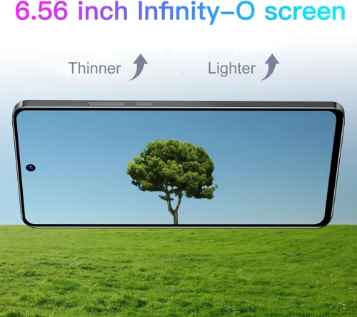 Miniatura 8 de Smartphone desbloqueado con pantalla HD de 6.56 pulgadas, 2 GB de RAM 32 GB ROM (ampliable hasta 128 GB), teléfono Android Dual SIM, cámara de 2