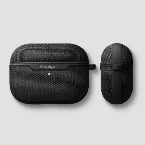 Miniatura 9 de Spigen Urban Fit - Funda para AirPods Pro (2019), funda de tela prémium con mosquetón, color negro