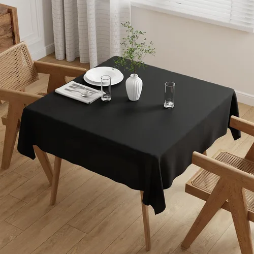 Miniatura 8 de GFCC 54 x 54 in, mantel rectangular continuo de poliéster para decoración de fiestas de bodas