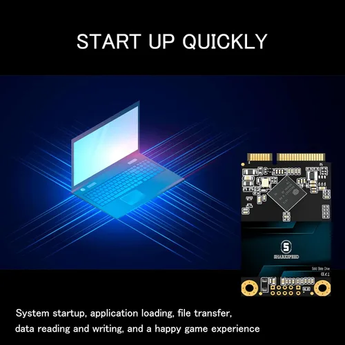 Miniatura 4 de SSD mSATA 32GB SATA 3 Unidad interna de estado sólido para computadora portátil de escritorio
