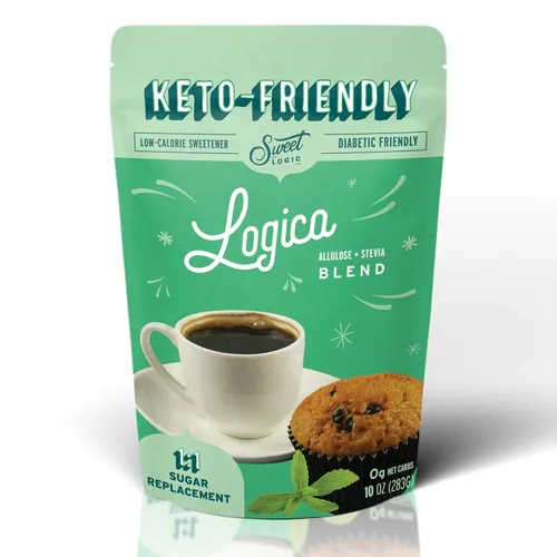 Miniatura 12 de Sweet Logic Mezcla Keto para hornear, pastel de zanahoria, sin gluten, sin lácteos, apta para diabéticos, alta proteína, alulosa, stevia, baja