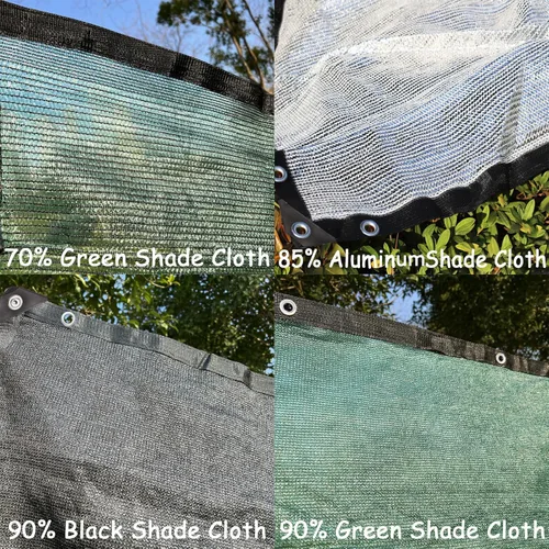 Miniatura 5 de Tela 90% negra de 6 x 12 pies, lona de malla de polietileno de alta resistencia con ojales para jardín, invernadero, pérgola, patio, piscina, Negro