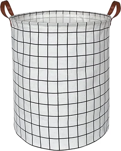 Miniatura 11 de Cesta de lavandería plegable para dormitorio, cesta de ropa impermeable para baño, bolsa grande de lavandería para dormitorio universitario