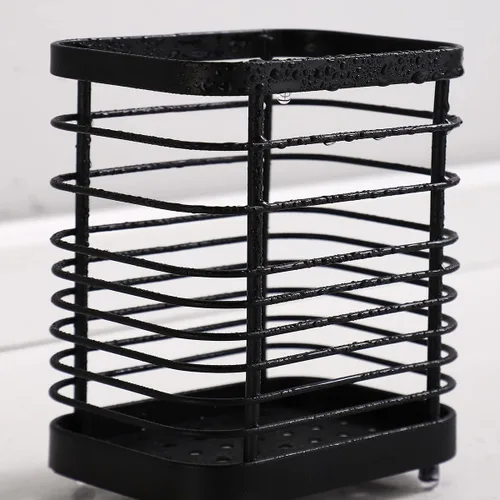 Miniatura 7 de Soporte para utensilios, de acero inoxidable, soporte de alambre para encimera de cocina, cubiertos, cubiertos, tenedores, cuchillos, cucharas