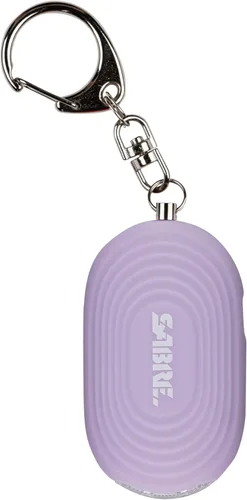 Miniatura 10 de Alarma personal 2 en 1 de SABRE con luz LED, sirena de seguridad personal de 130 dB, gancho de enganche para acceso instantáneo, rango de 1,250 pies