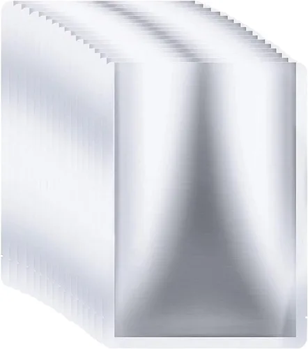 Miniatura 8 de 100 bolsas de Mylar pequeñas de 5 x 7 pulgadas, bolsas de Mylar de 5 mil para almacenamiento de alimentos, granos de café, alimentos secos, bolsa
