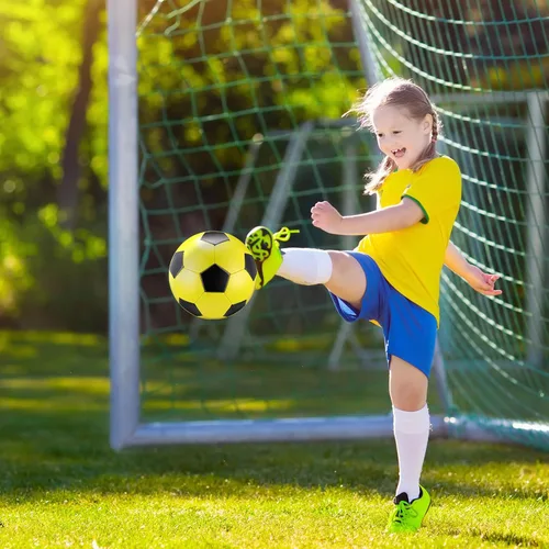 Miniatura 7 de Deekin 2 pelotas de fútbol de interior para niños, tamaño 2, tamaño 3, con bomba de inflador, regalo deportivo para entrenamiento y práctica