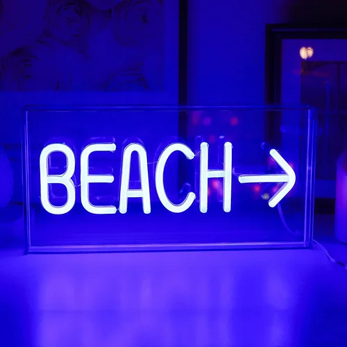 Miniatura 8 de Letrero de neón LED para fiesta, escritorio, dormitorio, hogar, cumpleaños, decoración artística con USB